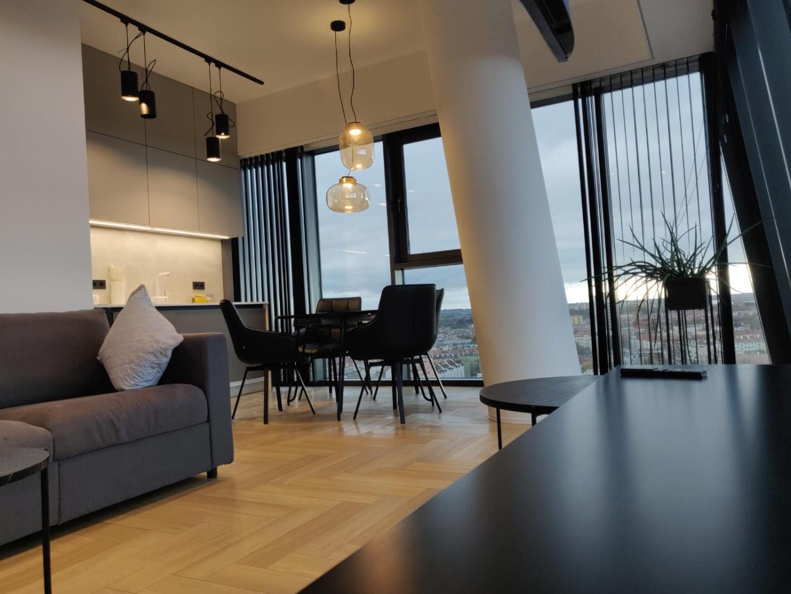 Ferienwohnung Hanza Tower Szczecin Sky Apart 18Th Floor A Exterior foto